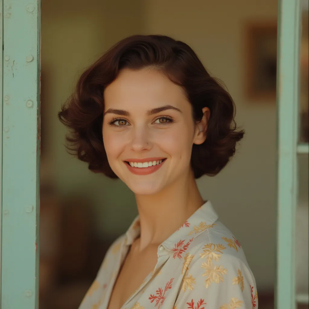 Ana sonriendo