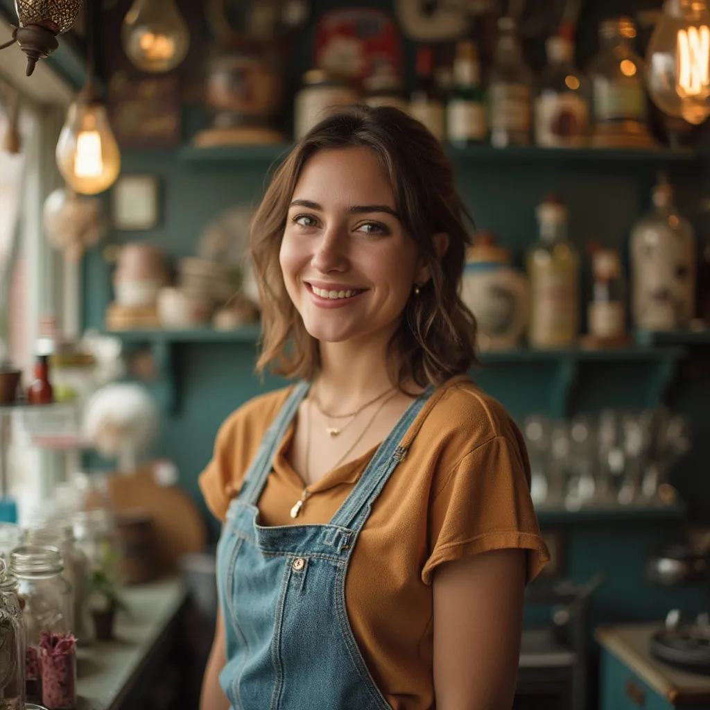Sofía, joven emprendedora